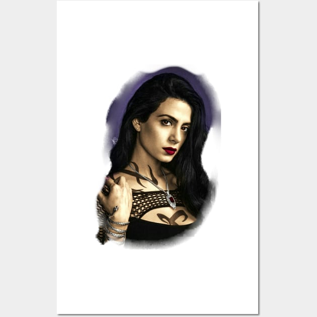 Shadowhunters - Isabelle Lightwood - recoloring Wall Art by Nastian